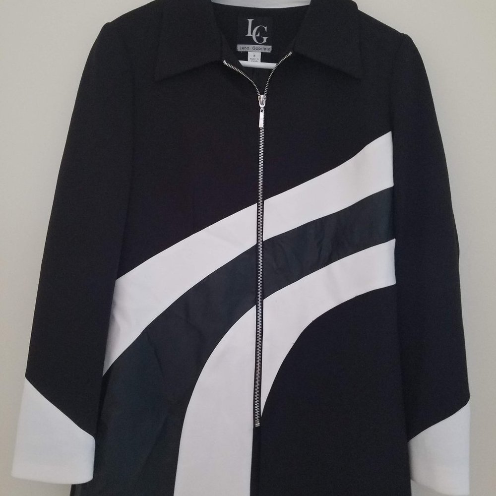 Contemporary Black & White Jacket